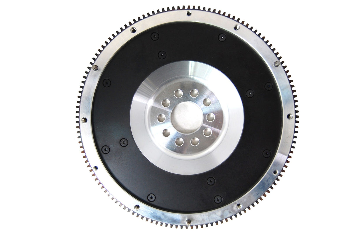 Aasco 107903-11 lightweight billet aluminum flywheel - back side