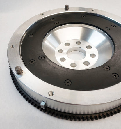 Aasco 100819-11 lightweight billet aluminum flywheel - back side