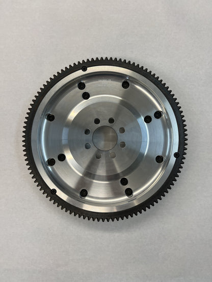 Aasco 101701-11 lightweight billet aluminum flywheel - back side