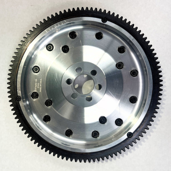 Aasco 107401-11 lightweight billet aluminum flywheel - back side