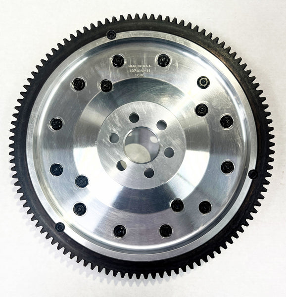 Aasco 107414-11 lightweight billet aluminum flywheel - back side