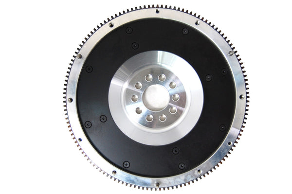 Aasco 107903-11 lightweight billet aluminum flywheel - back side