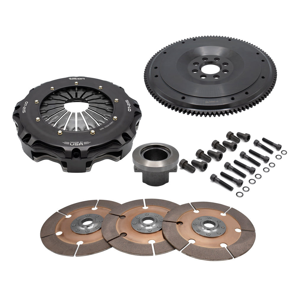Tilton OT-215 3-disc metallic clutch flywheel kit for BMW E36/E46